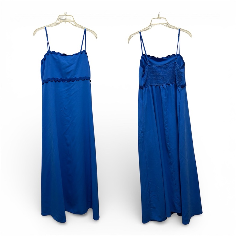 Fashion Magazine Elegant Blue Chemise